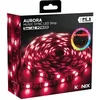 Image de Konix Drakkar Bande lumineuse gaming LED Aurora 5 m - Musique synchronisée - Revêtement autocollant - 16 couleurs - Prise secteur