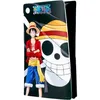 Image de Konix One Piece Façade de protection pour console PS5 Slim - Silicone - Antichoc - Anti-rayures - Motif Luffy - Noir