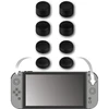 Image de Konix Pack de 8 appuie-pouces pour joysticks manettes Joy-Con Nintendo Switch 2 - Hauteur ajutable - Noir