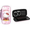 Image de Konix Hello Kitty Housse de protection et transport console Nintendo Switch 2 - Filet rangement accessoires - 8 compartiments jeux - Motif 3D - Rose
