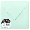 Image de Clairefontaine 5633C - Paquet de 20 Enveloppes Gommées - Format Carré 16,5x16,5cm - 120g/m² - Coloris Vert Jade - Invitation Evènements et Correspondance - Gamme Pollen - Papier Premium Lisse