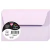 Image de Clairefontaine 5861C - Paquet de 20 Enveloppes Auto-Adhésives - Format 9x14cm - 120g/m² - Coloris Lilas - Invitation Evènements et Correspondance - Gamme Pollen - Papier Premium Lisse