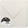 Image de Clairefontaine 5953C - Paquet de 20 Enveloppes Gommées - Format Carré 16,5x16,5cm - 120g/m² - Coloris Gris Perle - Invitation Evènements et Correspondance - Gamme Pollen - Papier Premium Lisse