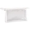 Image de Clairefontaine 8487C - Grande Trousse Scolaire Rectangulaire, Trousse de maquillage 22x4x14 cm, Transparente