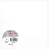 Image de Clairefontaine 1116C - Paquet de 25 Cartes Simples - Format Carré 16x16cm - 210g/m² - Coloris Blanc - Cartons d'Invitation Evènements et Correspondance - Gamme Pollen - Papier Premium Lisse