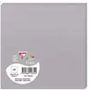 Image de Clairefontaine 11832C - Paquet de 25 Cartes Simples - Format Carré 13,5x13,5cm - 210g/m² - Coloris Gris Koala - Cartons d'Invitation Evènements et Correspondance - Gamme Pollen - Papier Premium Lisse