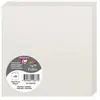 Image de Clairefontaine 12877C - Paquet de 25 Cartes Doubles - Format Carré 13,5x13,5cm - 210g/m² - Coloris Gris Perle - Cartons d'Invitation Evènements et Correspondance - Gamme Pollen - Papier Premium Lisse