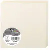 Image de Clairefontaine 12886C - Paquet de 25 Cartes Doubles - Format Carré 13,5x13,5cm - 210g - Coloris Ivoire Irisé - Cartons d'Invitation Evènements et Correspondance - Gamme Pollen - Papier Premium Lisse