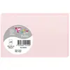 Image de Clairefontaine 1455C - Paquet de 25 Cartes Simples - Format 8,2x12,8cm - 210g/m² - Coloris Rose - Cartons d'Invitation Evènements et Correspondance - Gamme Pollen - Papier Premium Lisse