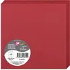 Image de Clairefontaine 2825C - Paquet de 25 Cartes Doubles - Format Carré 13,5x13,5cm - 210g - Coloris Rouge Groseille - Cartons d'Invitation Evènements et Correspondance - Gamme Pollen - Papier Premium Lisse
