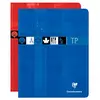 Image de Clairefontaine 3727C - Cahier TP 17x22cm 80p GC 90g + Unies 125g Pelliculé