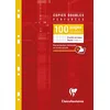 Image de Clairefontaine 4721C Un Étui de Copies Doubles Perforées - A4 21x29,7 cm - 100 Pages Grands Carreaux - Papier Blanc 90 g - Étui Réutilisable