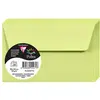 Image de Clairefontaine 55471C - Paquet de 20 Enveloppes Auto-Adhésives - Format 9x14cm - 120g/m² - Coloris Vert Bourgeon - Invitation Evènements et Correspondance - Gamme Pollen - Papier Premium Lisse