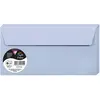 Image de Clairefontaine Enveloppes DL Bleu lavande 120g Auto-Adhésives Lot 20   Format standard 11 x 22 cm, Papier Lisse, Invitation Mariage, Faire-Part, Cartes et Correspondance   Pollen   Référence 55725C