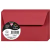 Image de Clairefontaine 5581C - Paquet de 20 Enveloppes Auto-Adhésives - Format 9x14cm - 120g/m² - Coloris Rouge Groseille - Invitation Evènements et Correspondance - Gamme Pollen - Papier Premium Lisse