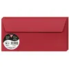 Image de Clairefontaine Enveloppes DL Rouge groseille 120g Auto-Adhésives Lot 20   Format standard 11 x 22 cm, Papier Lisse, Invitation Mariage, Faire-Part, Cartes et Correspondance   Pollen   Référence 5585C