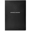 Image de Clairefontaine 60316C Cahier Piqué Crok'Book - 20 Feuilles Papier Dessin Noir A4 21x29,7 cm 120g - Format Portrait - Couverture Noire Souple Personnalisable