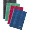 Image de Clairefontaine 68161C Un Cahier à Spirale - A4 21x29,7 cm - 180 Pages Grands Carreaux - Papier Blanc 90 g - Couverture Carte Pelliculée Couleur Aléatoire
