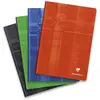 Image de Clairefontaine 69141C Un Cahier Brochure Dos Toilé - A4 21x29,7 cm - 192 Pages Grands Carreaux - Papier Blanc 90 g - Couverture Carte Pelliculée Couleur Aléatoire