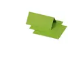 Image de Clairefontaine 75021C - Paquet de 25 Marque-Places - Format 8,5x8cm - 210g/m² - Coloris Vert Menthe - Invitation Evènements et Correspondance - Gamme Pollen - Papier Premium Lisse