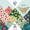Image de Clairefontaine 95357C - 60 Feuilles de Papier Origami 70g/m², Format 15x15cm, 30 Motifs Colorés Assortis (2 feuilles par motif), Loisirs Créatifs Adultes et Enfants, Collection Jardin Fruité