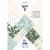 Image de Clairefontaine 95545C - Bloc de 20 Feuilles à Motifs Romantiques Format A4 (21x29,7cm) 160g/m² + 2 planches d'étiquettes à découper + Idée Créative - Papier Scrapbooking Loisirs Créatifs