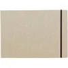 Image de Clairefontaine 96107C Carnet de Voyage Goldline - 30 Feuilles Papier Dessin Blanc au Grain Léger - A4 29,7x21 cm 180g - Couverture Toilée Prête à Peindre - Idéal pour les Artistes Globe-trotteurs