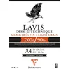 Image de Clairefontaine 96333C Lavis Technique Paquet 10F 50x65cm 160g