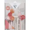 Image de Clairefontaine Kit Crépon Macramé Mural - Fleurs Papier Crépon - DIY - Décoration Murale - Pas-à-Pas Inclus - Loisirs Créatifs, Bricolage, Activités Manuelles - Réf. 97706C