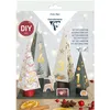 Image de Clairefontaine 97713C - Kit Décoration de l'Avent - 4 sapins Lumineux en Papier Décors Noël Vitaminé - Pour Adulte - Pas à Pas Inclus - Décoration - Loisirs Créatifs, Bricolage, Activités Manuelles