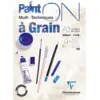 Image de Clairefontaine Papier Peinture : Bloc Paint'ON collage à grain format A3, 20 feuilles 250g pour artistes