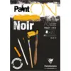 Image de CLAIREFONTAINE Bloc Paint'ON Noir collé en tête 20 feuilles 250g A3