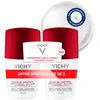 Image de Vichy - Déodorant et Anti-Transpirant 48h Roll-On - Anti-Transpirant Aisselles pour Peaux Sensibles - A base d'Actifs Détranspirants - Formule Non Collante et Non Grasse - Ultra-Tolérance (Lot de 2)