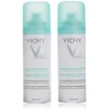 Image de Vichy - Traitement Anti-Transpirant 48h - Déodorant et Anti-Transpirant Aisselles - Anti Transpiration et Anti-Trâces Jaunes et Blanches - Texture Douce et Non Collante - Aérosol