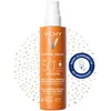 Image de Vichy, Capital Soleil, Spray Fluide Invisible Protection Cellulaire, SPF50+, Enrichi en Acide Hyaluronique & Probiotiques, Pour Tous Types de Peau, 200 ml