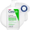 Image de Crème Moussante Nettoyante Hydratante - Visage et Corps - Nettoie et Hydrate Sans Altérer la Barrière Cutanée - Céramides Essentiels + Acide Hyaluronique - Peaux Normales à Sèches - 473ml