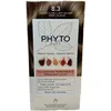 Image de Phyto Paris   Coloration Permanente 8.3 Blond Clair Doré   Couleur Lumineuse, Naturelle et Éclatante   Couvre les Cheveux Blancs   Enrichie en Pigments Végétaux   Kit Complet Usage Unique