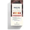 Image de Phyto Paris   Coloration Permanente 4.77 Châtain Marron Profond   Couleur Intense, Naturelle et Lumineuse   Couvre les Cheveux Blancs   Enrichie en Pigments Végétaux   Kit Complet Usage Unique