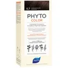 Image de Phyto Paris   Coloration Permanente 5.7 Châtain Clair Marron   Couleur Intense, Naturelle et Lumineuse   Couvre les Cheveux Blancs   Enrichie en Pigments Végétaux   Kit Complet Usage Unique