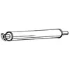 Image de BOSAL Silencieux avant pour FORD: Focus, C-Max & VOLVO: V50, C70, C30, S40 (Ref: 154-421)