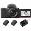 Image de Sony ZV-E10 + 16-50mm + 2 batteries suppl. + chargeur 130  de remise
