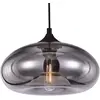 Image de Luminaire Bronks, suspension verre mercurisé, 40 W, gris, ø 18 x H 30 cm