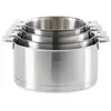Image de Set 4 casseroles inox Strate sans manche 14, 16, 18 et 20 cm Cristel