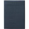 Image de Drap Plat uni en Satin de Coton, Grand Hotel, 180 x 290 cm, Essix, Bleu Marine