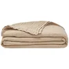Image de ESSIX Plaid uni en Gaze de Coton, Jazzy, 130x170cm, Biscuit
