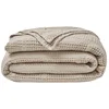 Image de Couvre lit uni en Jacquard de Coton, Yogi, 260x240cm, Essix