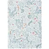 Image de Drap Plat imprimé en Percale de Coton, sous l'océan, 240x300 cm, Essix, Bleu Clair