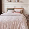 Image de Housse de Couette imprimée en Gaze de Coton, Breakfast in Paris, 200 x 200 cm, Essix, Beige