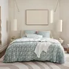 Image de Essix Housse de Couette en Percale de Coton, 200 x 200 cm, Palma, Bleu