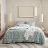Image de Essix Housse de Couette en Percale de Coton, 240 x 220 cm, Palma, Bleu